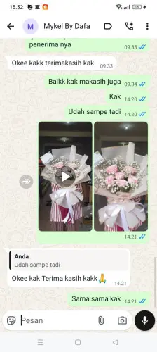 Testimonial Buket Bunga abepura