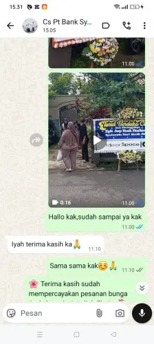 Testimonial Papan Bunga abepura